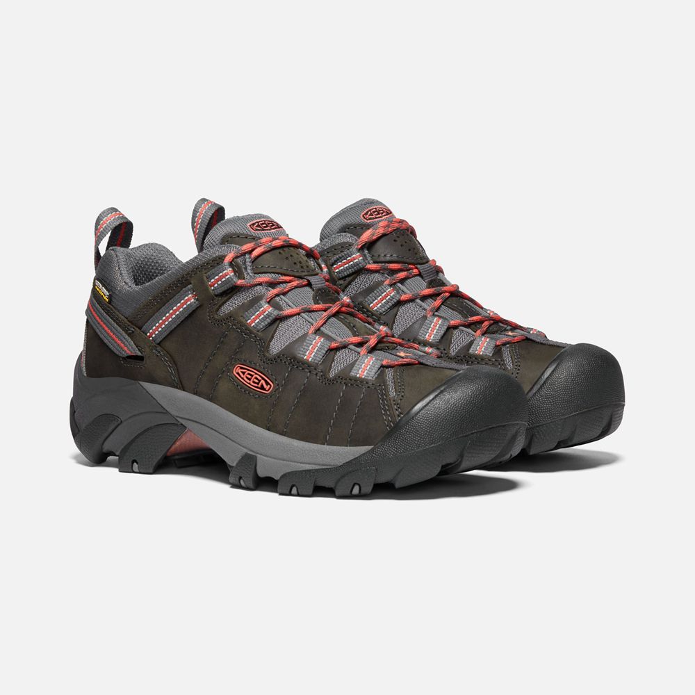 Keen Outdoor Ayakkabı Kadın Siyah Kahverengi - Targhee Ii Waterproof - Türkiye GSBQ96140